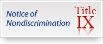 Title IX Non-Descrimination button