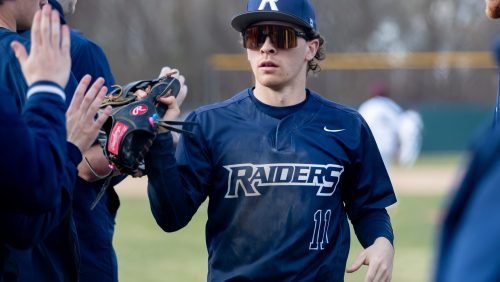 Rivier Raiders Baseball game athlete