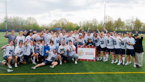 Raiders men's lacrosse GNAC 2025 Champions