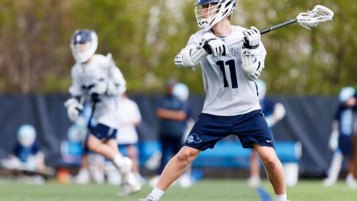 Rivier Raiders men's lacrosse game