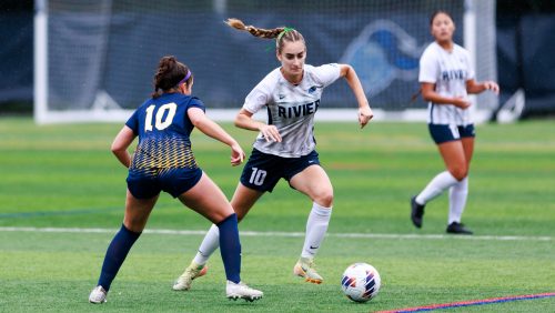 Rivier Raiders women's soccer game
