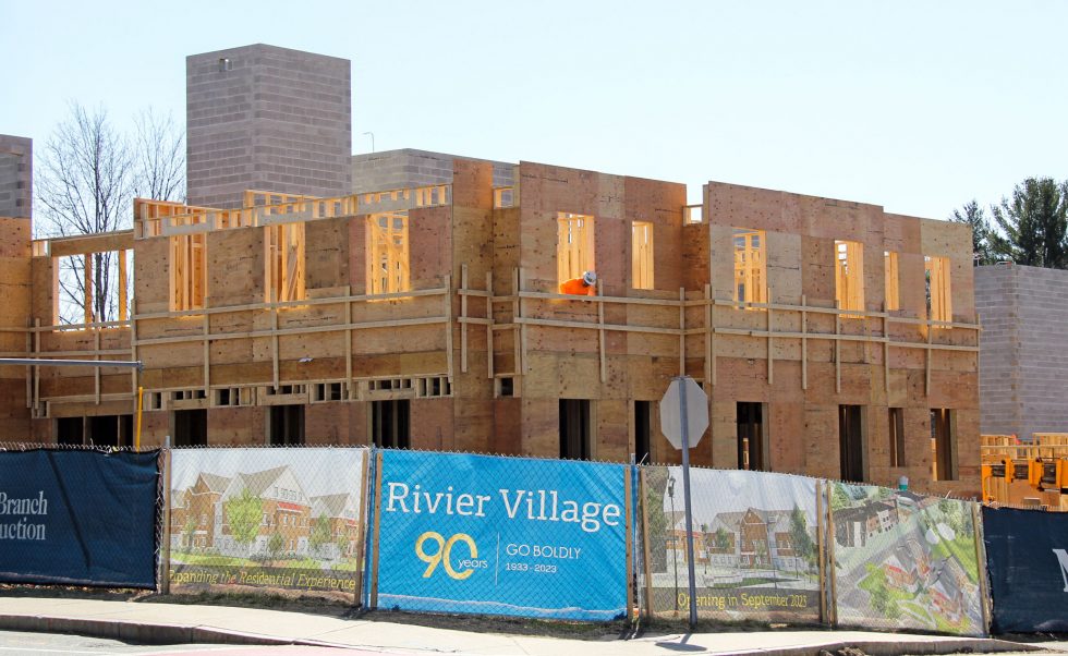 Rivier Village construction